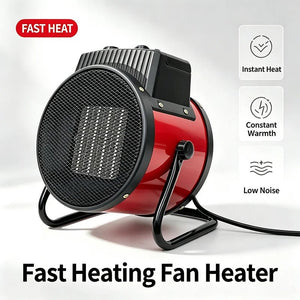 3000W Portable Electric Space Heater with Fan Adjustable Thermostat 2 Heat Settings&Fan Mode&Tip-Over Protection 1.5kw/2kw/3kw - ORYMERE