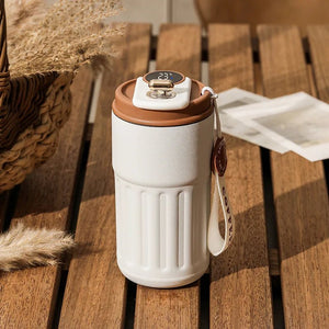 450ML Stainless Steel Thermo Water Bottle | LED Temperature Display Mug - ORYMERE