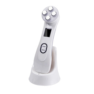 5-in-1 RF EMS LED Facial Beauty Device – Radio Frequency Face Massager for At-Home Skincare - ORYMERE