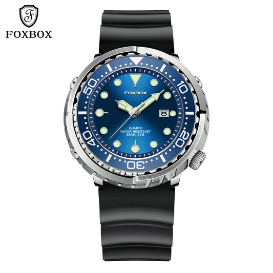 Fox box Men's Sport Quartz Watch with Luminous Scale
