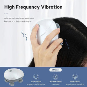 Electric Scalp Head Massager – Red Light Relaxation & Head Massage Tool - ORYMERE