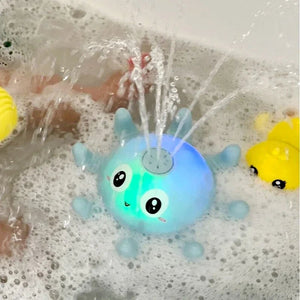Electric Whale Spray Water Bath Toy | LED Light & Music Bathtub Toy - ORYMERE