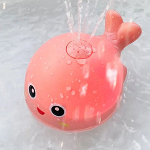 Electric Whale Spray Water Bath Toy | LED Light & Music Bathtub Toy - ORYMERE