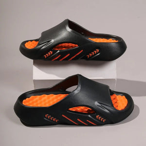Men’s Cloud Slides – Ultra Soft Thick Sole EVA Slippers for Indoor & Outdoor Wear - ORYMERE