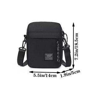 Men's Nylon Cross-Body & Shoulder Bag | Casual School Tote - ORYMERE