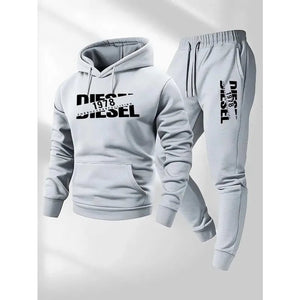 Men's Pullover Hooded Sportswear & Jogger Set – Autumn Winter Casual Tracksuit - ORYMERE