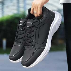Men’s Waterproof Running Shoes – Lightweight Lace-Up Walking Sneakers with EVA Sole - ORYMERE