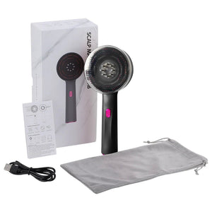 Red Light Scalp Massage Comb – Electric Kneading Hair Brush with 6ML Oil Applicator - ORYMERE