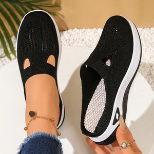 Women’s Canvas Summer Slippers – Breathable Slip-On Indoor Outdoor Casual Shoes - ORYMERE