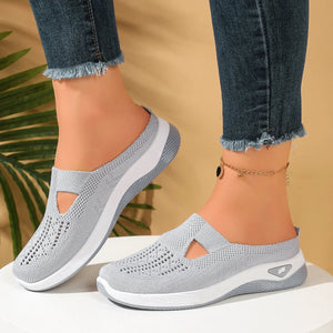 Women’s Canvas Summer Slippers – Breathable Slip-On Indoor Outdoor Casual Shoes - ORYMERE