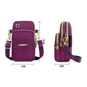 Women's Crossbody Mobile Phone Bag | 3-Layer Wallet & Neck Pouch - ORYMERE