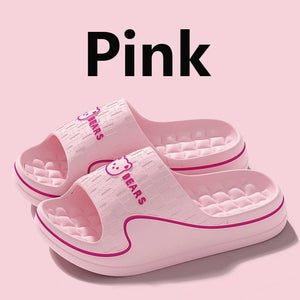 Women’s Cute EVA Home Slippers – Cartoon Non-Slip Bathroom & Beach Sandals - ORYMERE