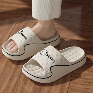 Women’s Cute EVA Home Slippers – Cartoon Non-Slip Bathroom & Beach Sandals - ORYMERE