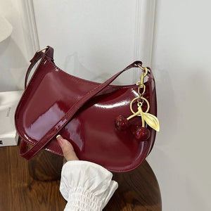 Women's PU Leather Shoulder Bag | Fashion Underarm Commuting Handbag - ORYMERE