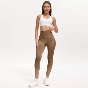 2-Pack Women's High Waisted Seamless Yoga Leggings | Butt Lifting Pants - ORYMERE