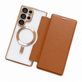 MagSafe Compatible Flip Wallet Phone Case with Card Holder
