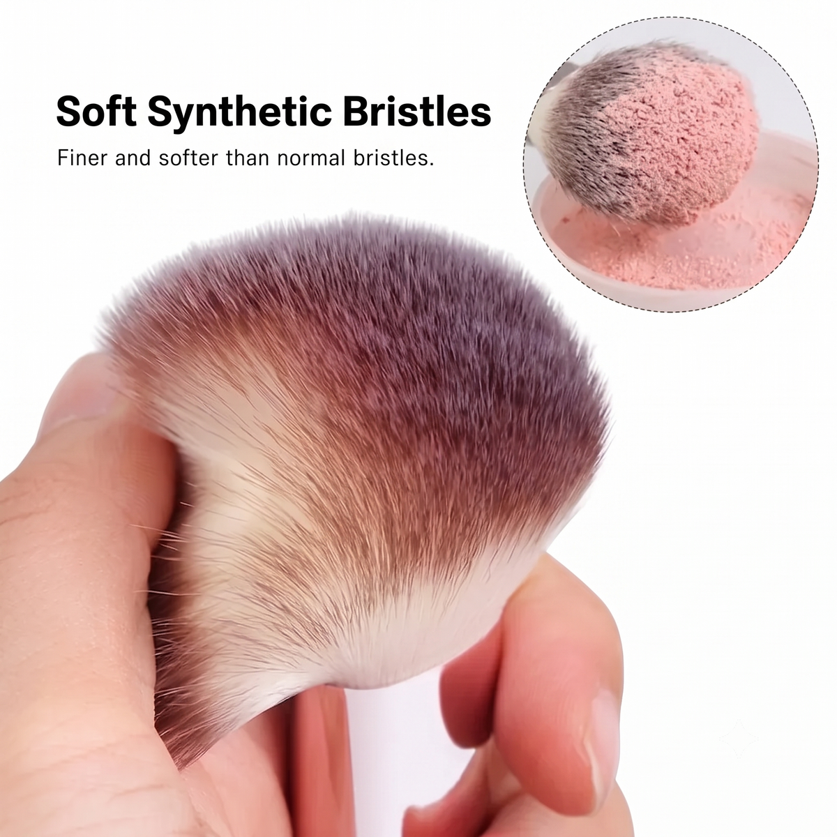 Professional Makeup Brush Set with Sponges & Travel Case – 18 Pieces