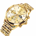 Poedagar Luxury Men's Quartz Stainless Steel Wristwatch