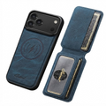 Magnetic Phone Case with Detachable Card Holder Wallet Stand
