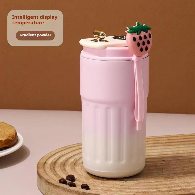 450ML Stainless Steel Thermo Water Bottle | LED Temperature Display Mug - ORYMERE
