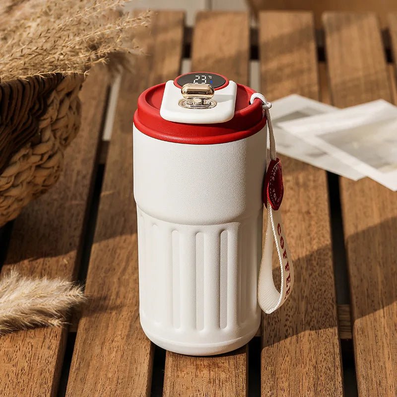 450ML Stainless Steel Thermo Water Bottle | LED Temperature Display Mug - ORYMERE