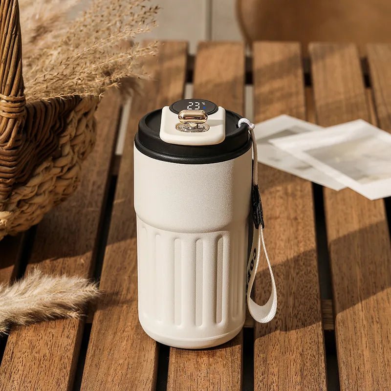 450ML Stainless Steel Thermo Water Bottle | LED Temperature Display Mug - ORYMERE