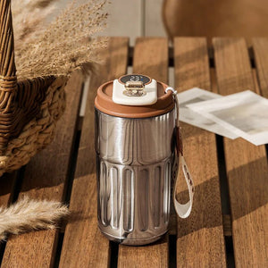450ML Stainless Steel Thermo Water Bottle | LED Temperature Display Mug - ORYMERE