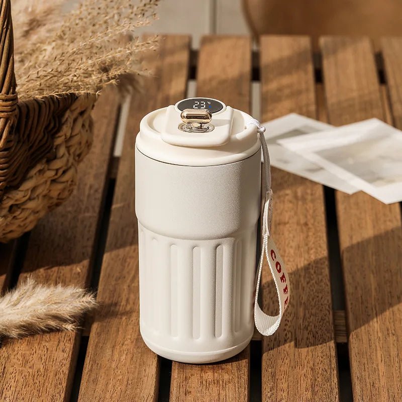 450ML Stainless Steel Thermo Water Bottle | LED Temperature Display Mug - ORYMERE
