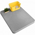 Cat Litter Trapping Mat with Dual-Layer Honeycomb Design