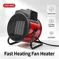 3000W Portable Electric Space Heater with Fan Adjustable Thermostat  2 Heat Settings&Fan Mode&Tip-Over Protection 1.5kw/2kw/3kw