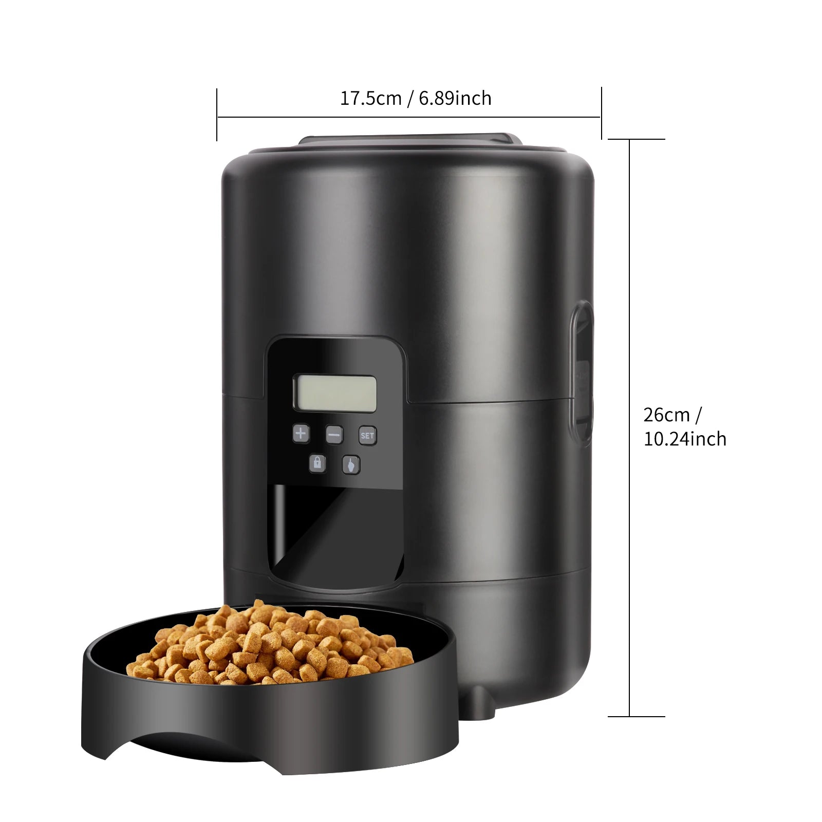Automatic Pet Feeder with Camera, WiFi App Control & Timed Meals