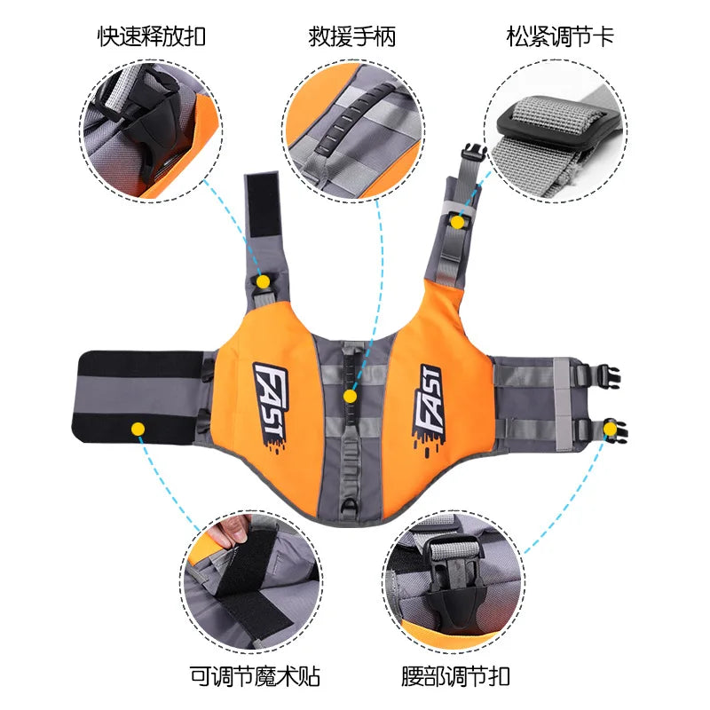 Adjustable Dog Life Jacket for Swimming, Boating & Water Adventures