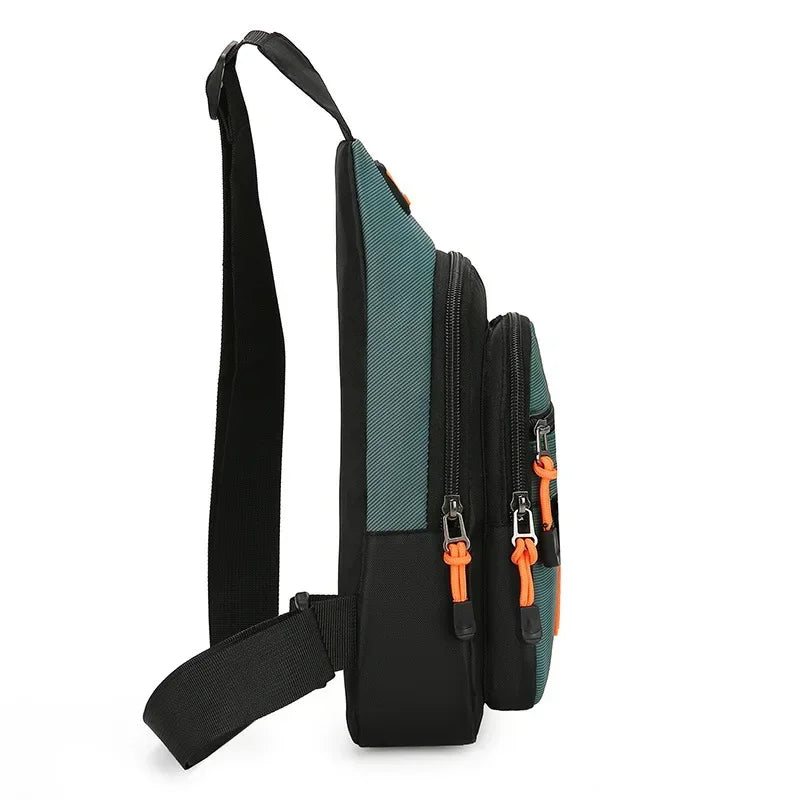 top Compact Crossbody Sling Bag with Multi-Pocket Design
