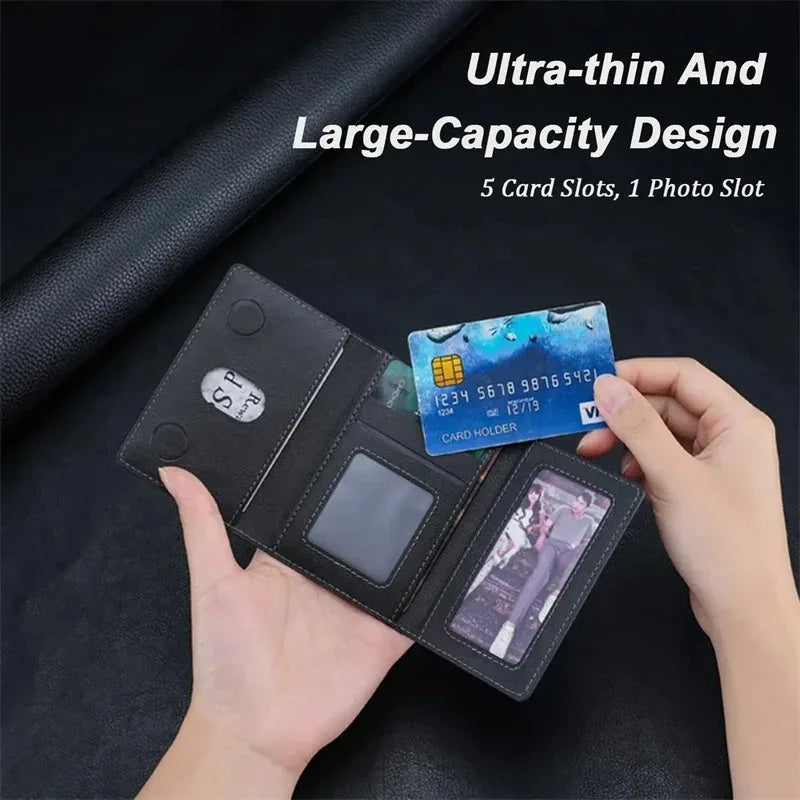 Magnetic Phone Wallet and Card Holder Stand with 5 Slots