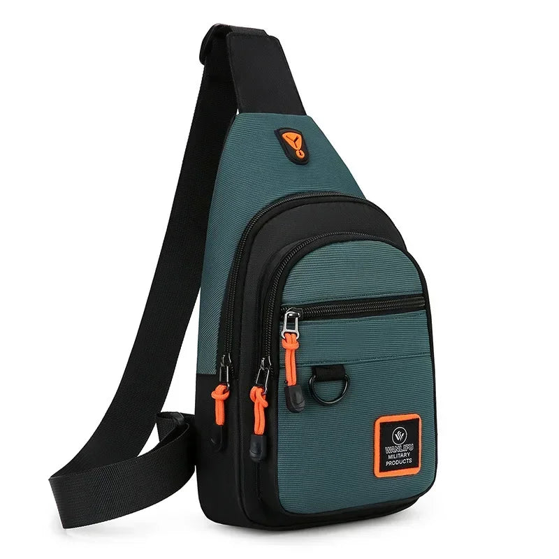 top Compact Crossbody Sling Bag with Multi-Pocket Design