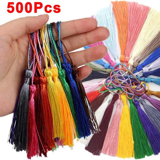 Colorful Craft Tassels for DIY Jewelry Making and Accessories