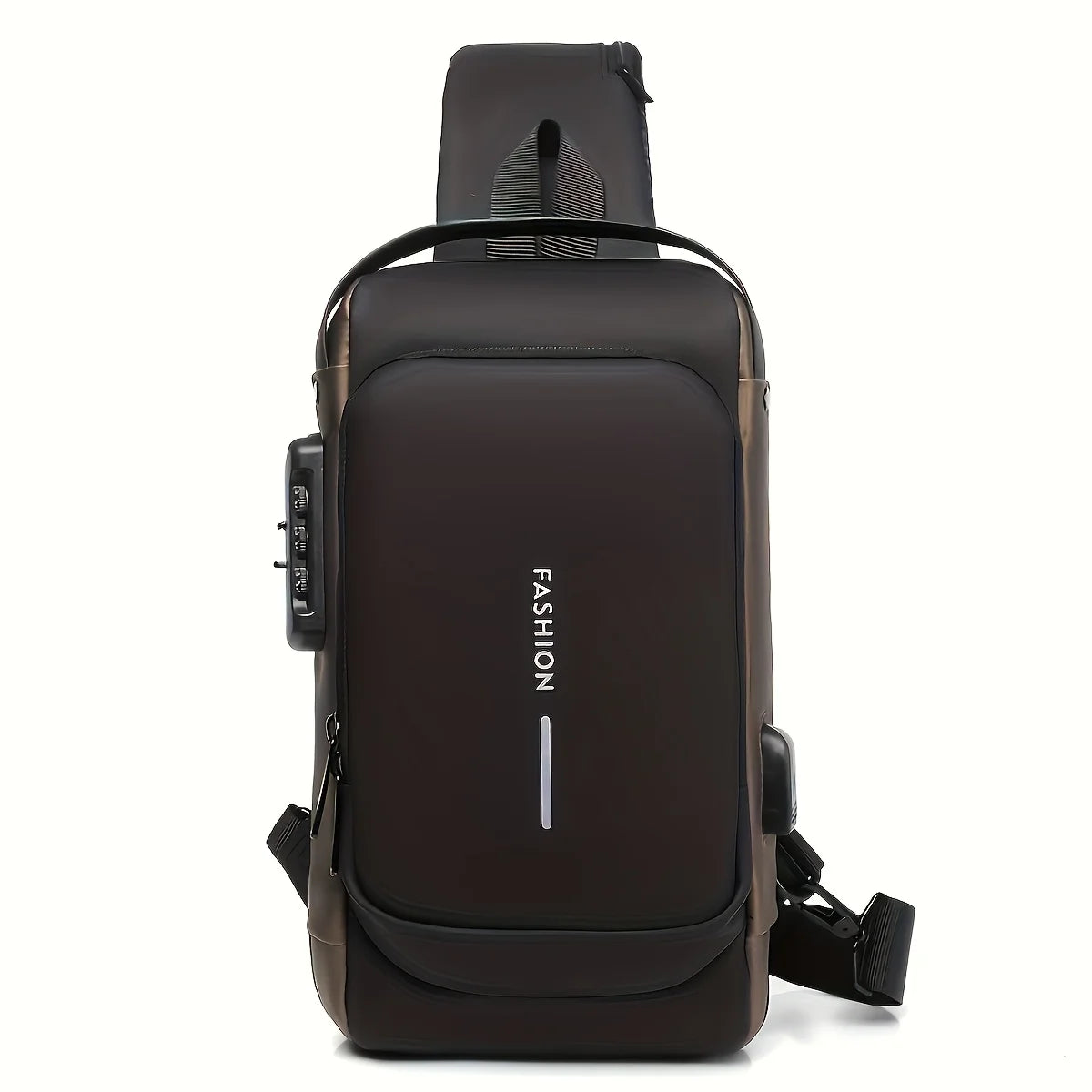 top Smart Sling Backpack with USB Port & Lock Security