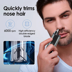 Electric Nose Hair Trimmer & Ear Groomer | Rechargeable Portable Clipper - ORYMERE