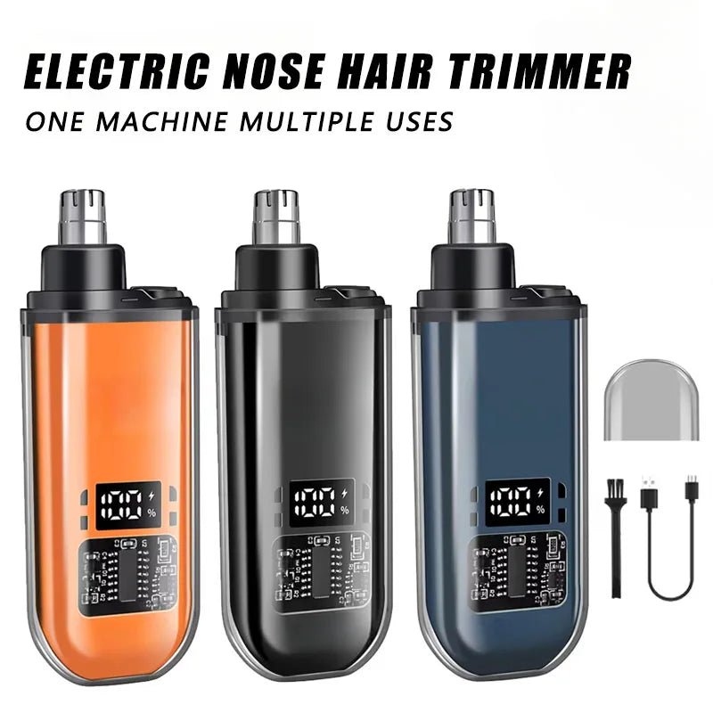 Electric Nose Hair Trimmer & Ear Groomer | Rechargeable Portable Clipper - ORYMERE