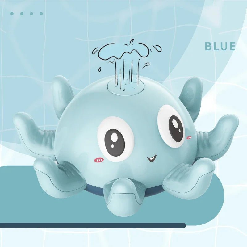 Electric Whale Spray Water Bath Toy | LED Light & Music Bathtub Toy - ORYMERE