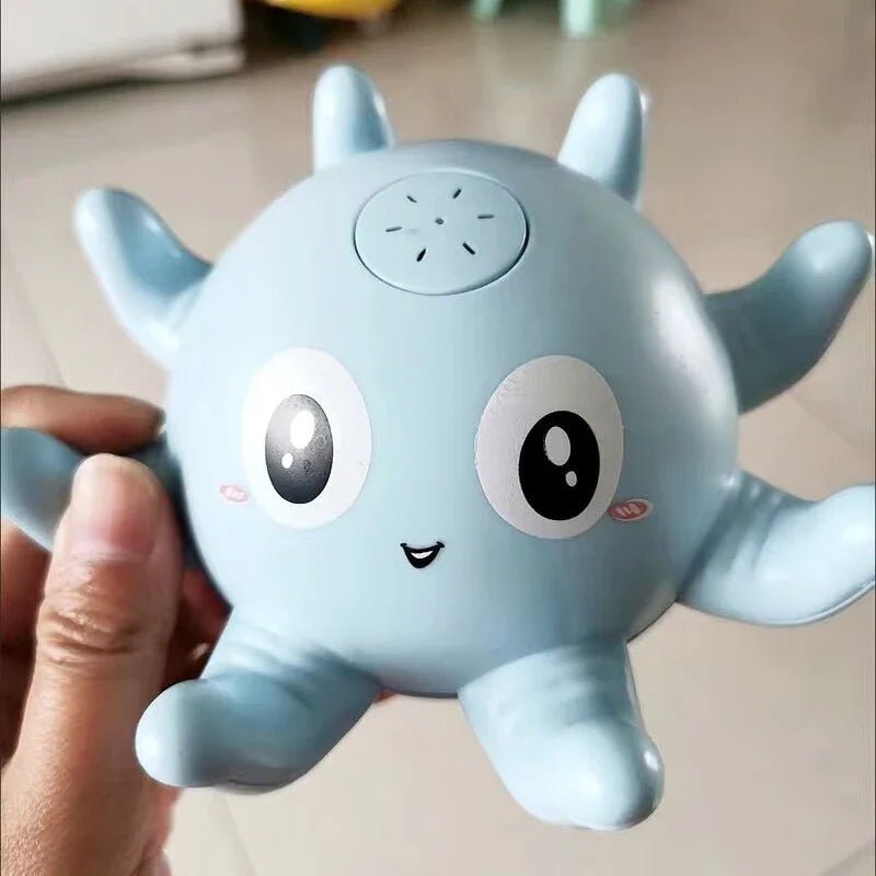 Electric Whale Spray Water Bath Toy | LED Light & Music Bathtub Toy - ORYMERE