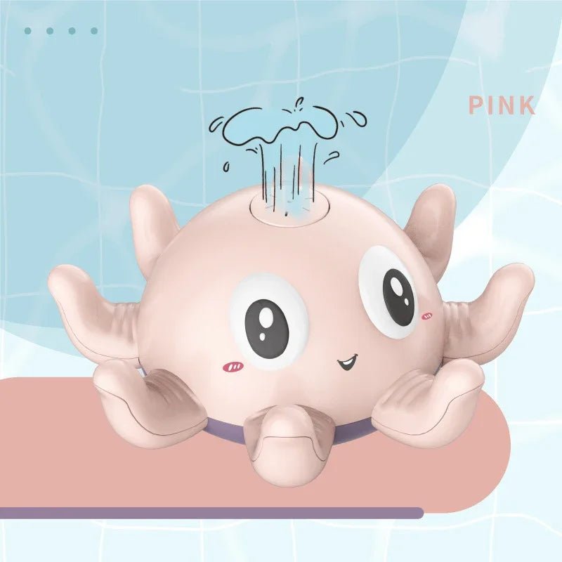 Electric Whale Spray Water Bath Toy | LED Light & Music Bathtub Toy - ORYMERE