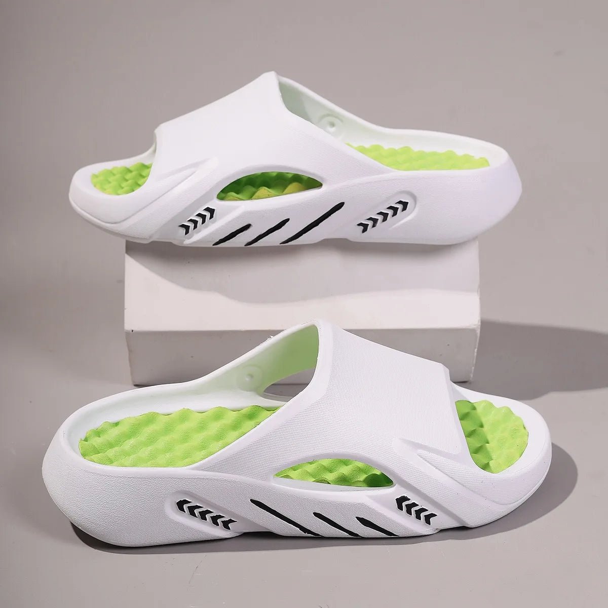 Men’s Cloud Slides – Ultra Soft Thick Sole EVA Slippers for Indoor & Outdoor Wear - ORYMERE