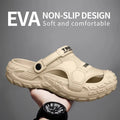 Men’s EVA Summer Sandals – Thick Soft Sole Water-Resistant Beach & Outdoor Shoes - ORYMERE