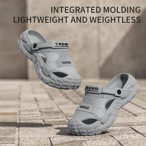 Men’s EVA Summer Sandals – Thick Soft Sole Water-Resistant Beach & Outdoor Shoes - ORYMERE