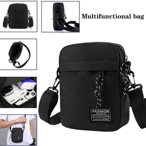 Men's Nylon Cross-Body & Shoulder Bag | Casual School Tote - ORYMERE