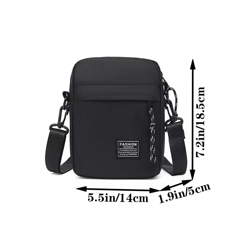 Men's Nylon Cross-Body & Shoulder Bag | Casual School Tote - ORYMERE