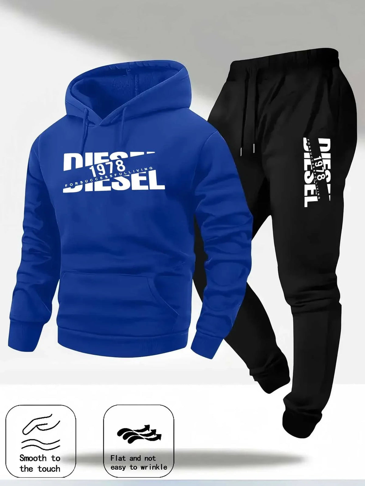 Men's Pullover Hooded Sportswear & Jogger Set – Autumn Winter Casual Tracksuit - ORYMERE