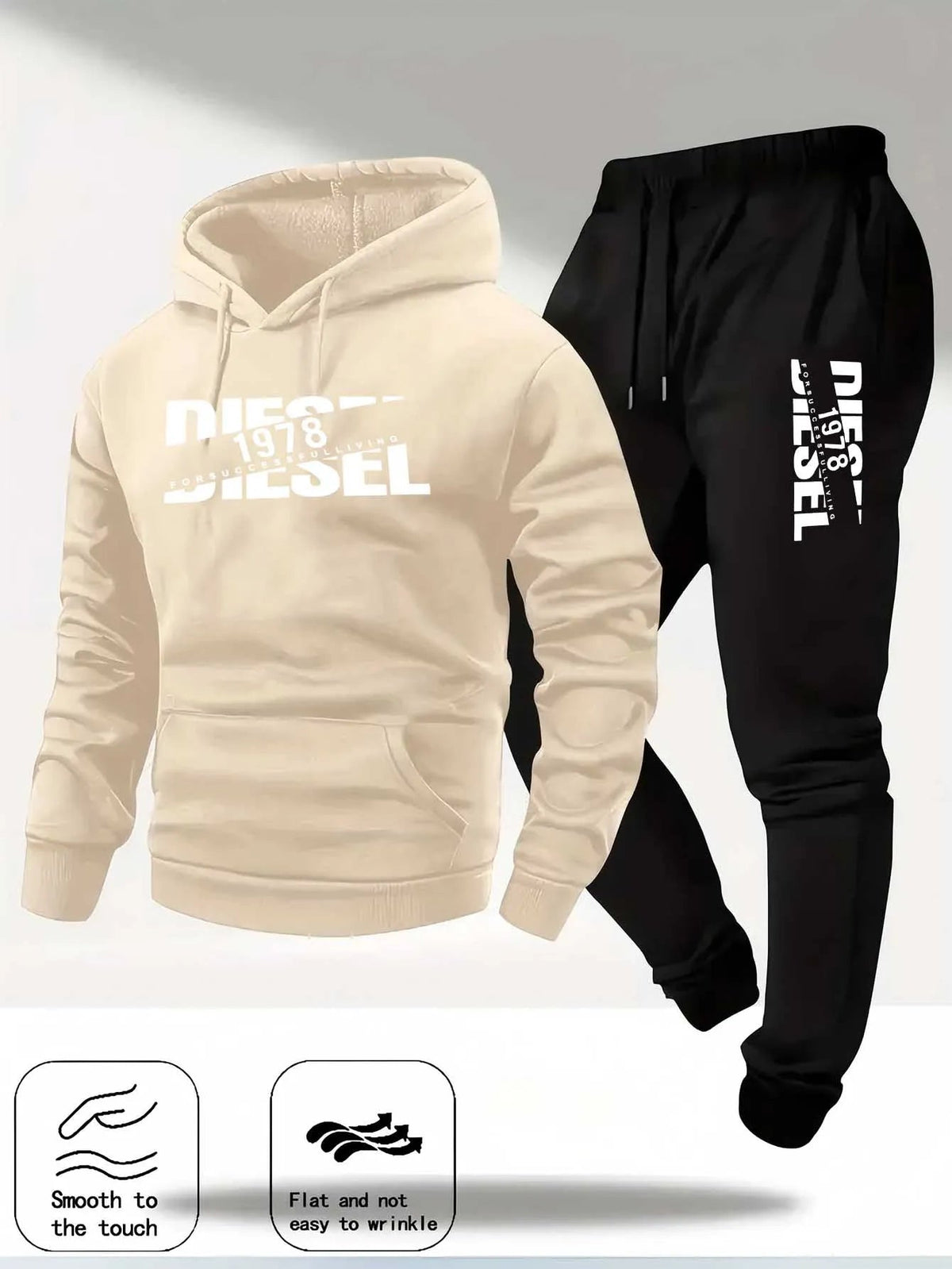 Men's Pullover Hooded Sportswear & Jogger Set – Autumn Winter Casual Tracksuit - ORYMERE