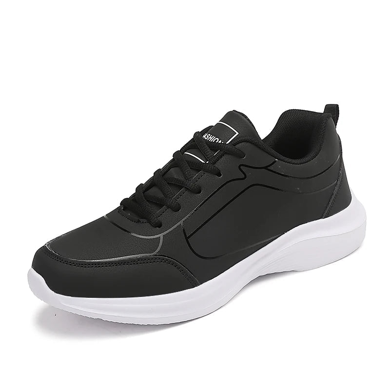 Men’s Waterproof Running Shoes – Lightweight Lace-Up Walking Sneakers with EVA Sole - ORYMERE